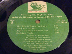 Orpheus Choir Under The Direction Of Brainerd Blyden-Taylor - 'Tis The Season -