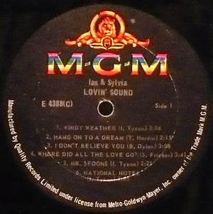 Ian & Sylvia - Lovin' Sound Vinyl Record