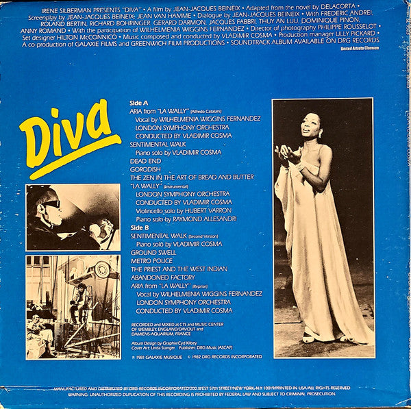 Vladimir Cosma - Diva (Original Soundtrack Recording) - 1982