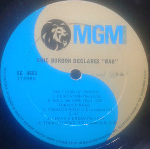 Eric Burdon & War - Eric Burdon Declares "War"