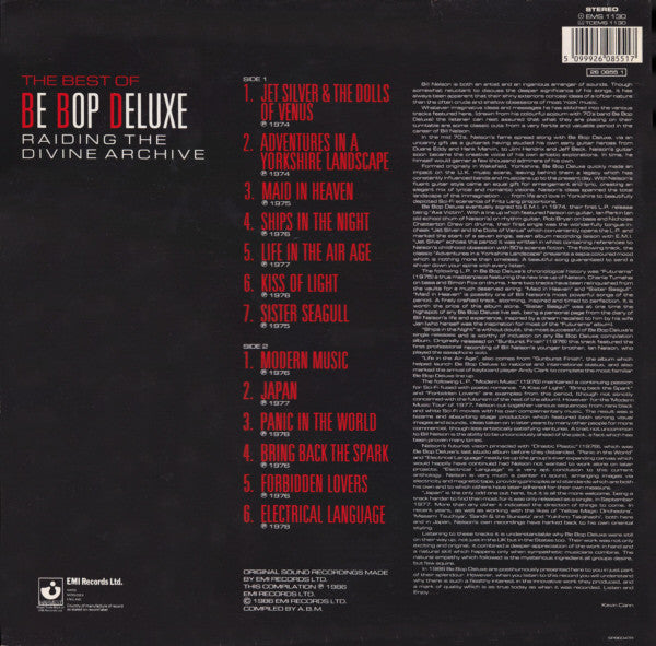 Be Bop Deluxe - The Best Of Be Bop Deluxe: Raiding The Divine Archive