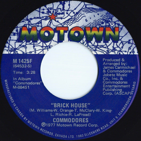 Commodores - Brick House - 1977