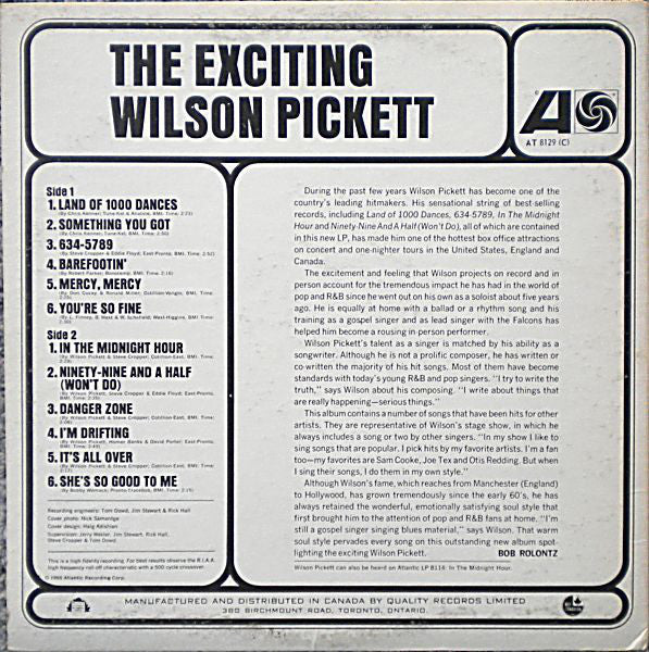 Wilson Pickett - The Exciting Wilson Pickett - 1966