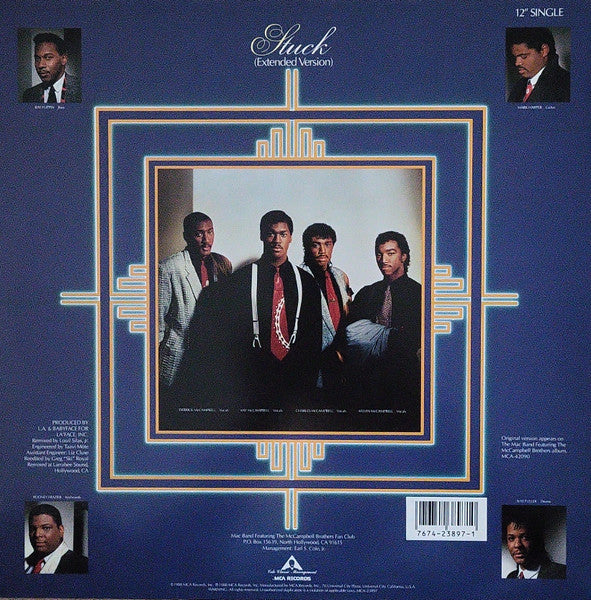 Mac Band Featuring The McCampbell Brothers - Stuck (Extended Version) - 1988