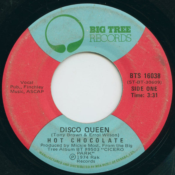 Hot Chocolate - Disco Queen - 1974