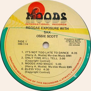 Ossie Scott - Reggae Exposure With Sax