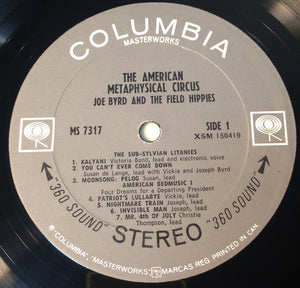 Joe Byrd And The Field Hippies - The American Metaphysical Circus