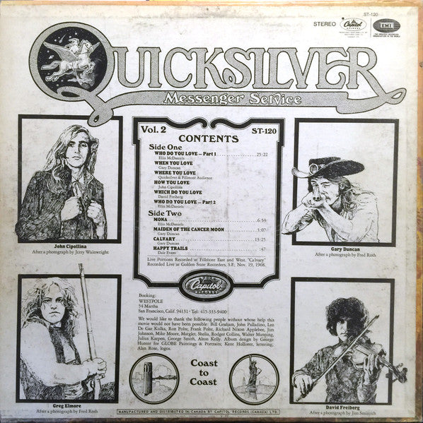 Quicksilver Messenger Service - Happy Trails - 1969