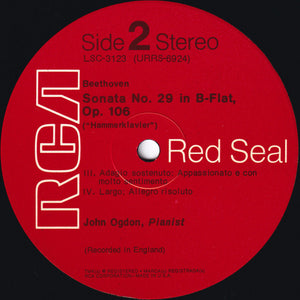 Ludwig van Beethoven / John Ogdon - Beethoven: "Hammerklavier" Sonata - 1969
