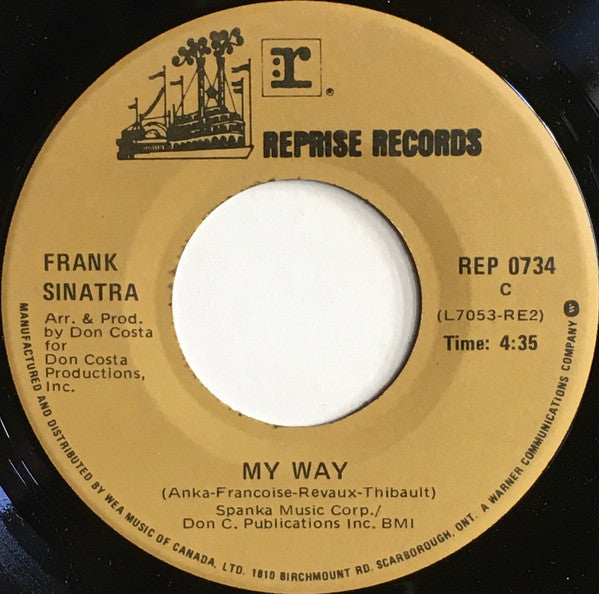 Frank Sinatra - My Way / Cycles -