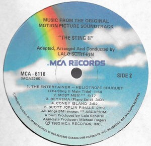 Lalo Schifrin - The Sting II (Music From The Original Motion Picture Soundtrack) - 1982