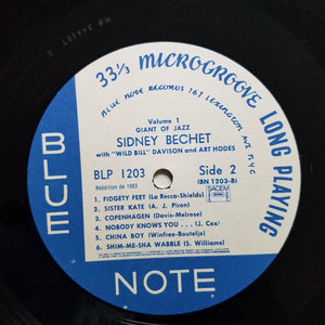 Sidney Bechet - Volume 1 Vinyl Record