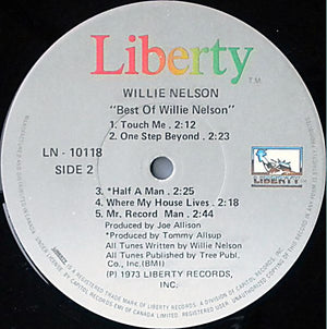 Willie Nelson - The Best Of Willie Nelson - 1981