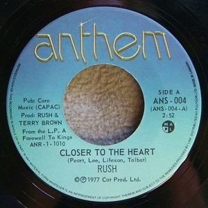 Rush - Closer To The Heart - 1977