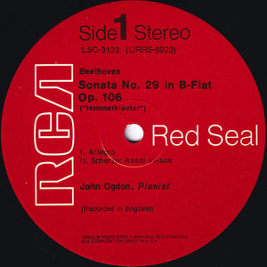 Ludwig van Beethoven / John Ogdon - Beethoven: "Hammerklavier" Sonata - 1969