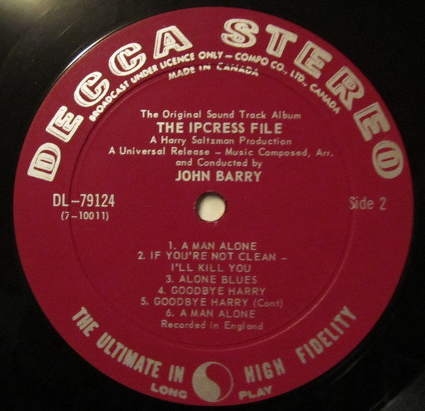 John Barry - The Ipcress File (The Original Soundtrack Album)