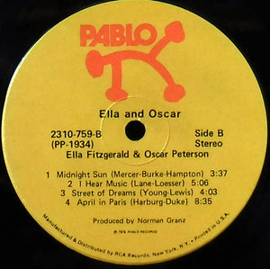 Ella Fitzgerald & Oscar Peterson - Ella And Oscar - 1976