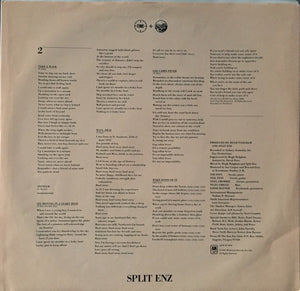 Split Enz - Time And Tide Vinyl Record