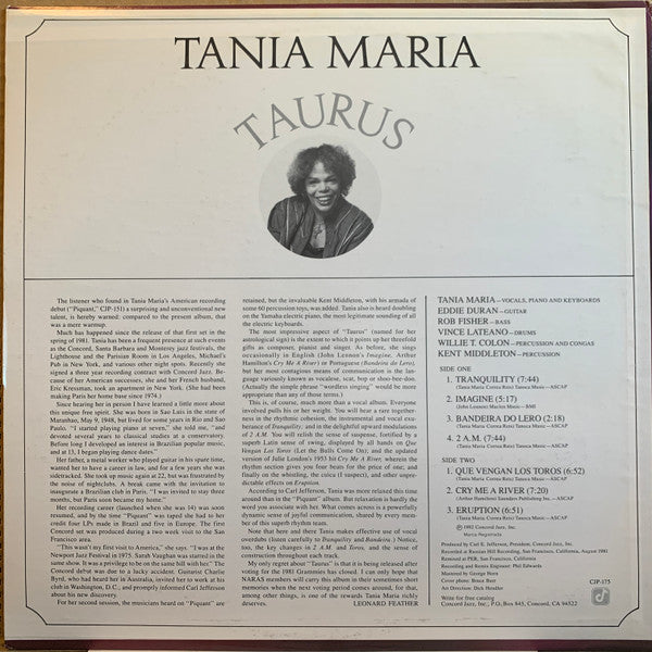 Tania Maria - Taurus - 1982