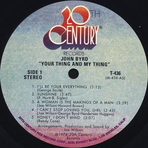 John Byrd - Your Thing And My Thing -