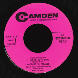 Richard Crooks (2) - Old Folks At Home / Beautiful Dreamer / Come Where My Love Lies Dreaming / De Camptown Races