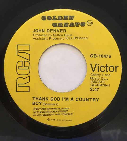 John Denver - Thank God I'm A Country Boy -