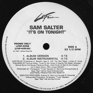 Sam Salter - It's On Tonight - 1997