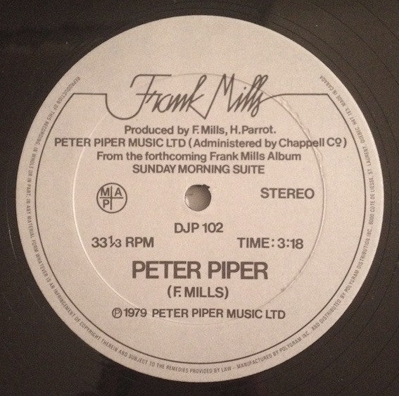 Frank Mills - Peter Piper / Music Box Dancer