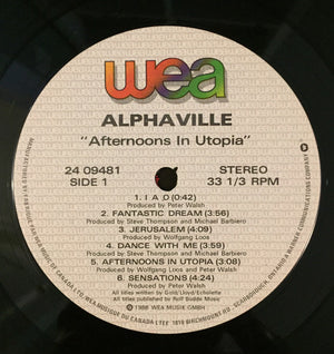 Alphaville - Afternoons In Utopia