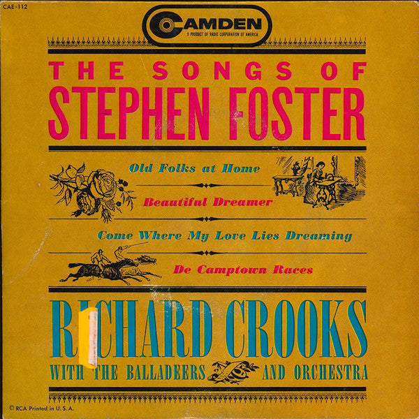 Richard Crooks (2) - Old Folks At Home / Beautiful Dreamer / Come Where My Love Lies Dreaming / De Camptown Races