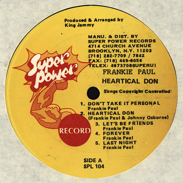Frankie Paul - Heartical Don