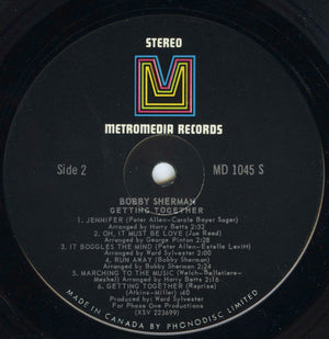 Bobby Sherman - Getting Together - 1971