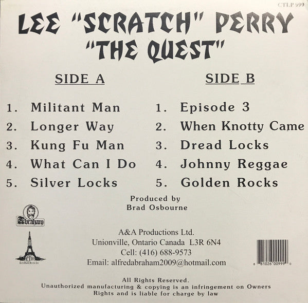 Lee Perry & The Upsetters - The Quest - 2013