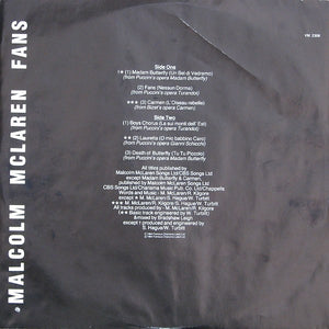 Malcolm McLaren - Fans - 1984