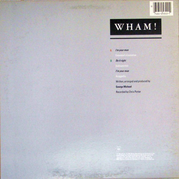 Wham! - I'm Your Man - 1985