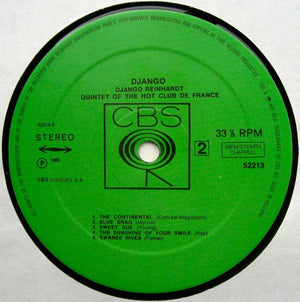 Django Reinhardt And Quintette Du Hot Club De France - Django - 1969