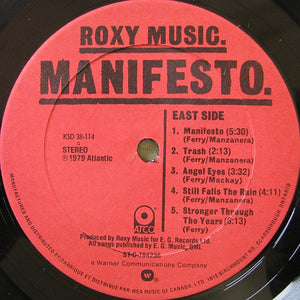 Roxy Music - Manifesto - 1979