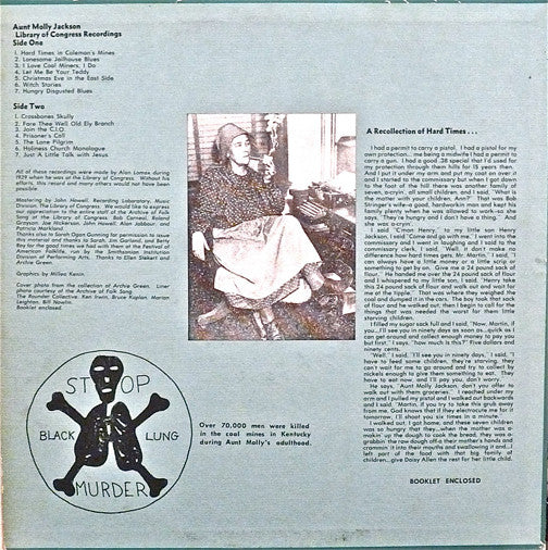 Aunt Molly Jackson - Library Of Congress Recordings - 1972