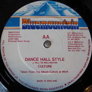 Culture - Money Girl / Dance Hall Style