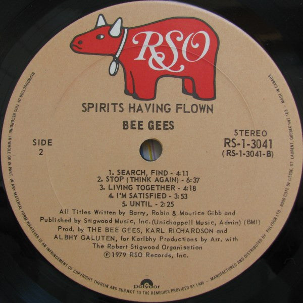 Bee Gees - Spirits Having Flown - 1979