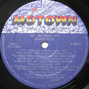 Diana Ross - All The Great Hits - 1981