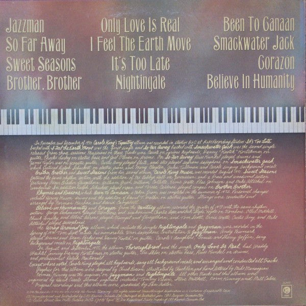 Carole King - Her Greatest Hits (Songs Of Long Ago)