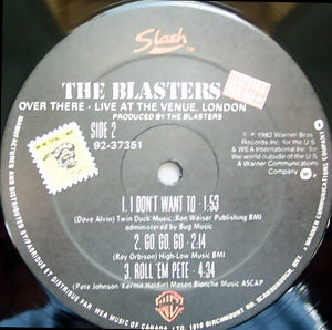 The Blasters - Over There (Live At The Venue, London)