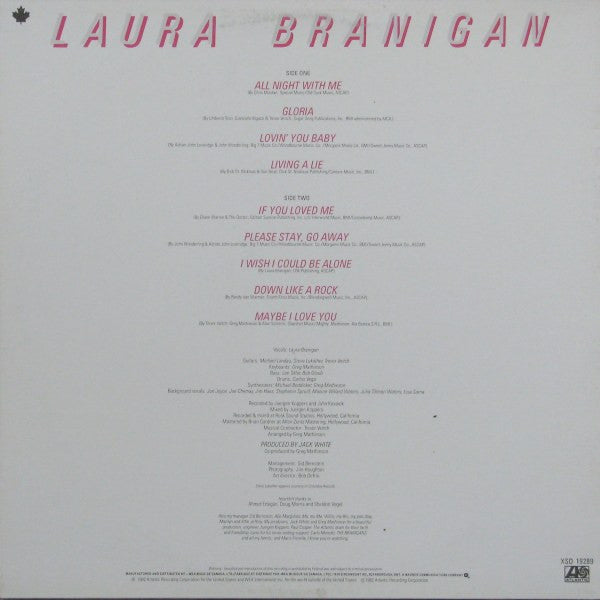 Laura Branigan - Branigan - 1982
