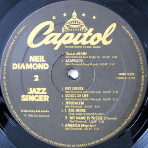 Neil Diamond - The Jazz Singer (Original Songs From The Motion Picture) - 1980