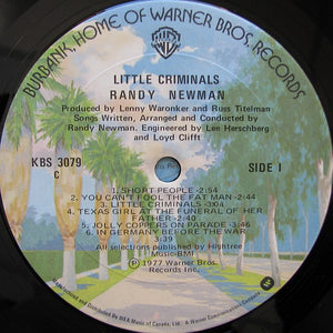 Randy Newman - Little Criminals