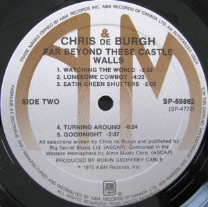 Chris de Burgh - Far Beyond These Castle Walls -