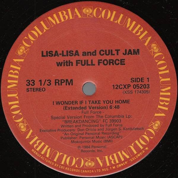 Lisa Lisa & Cult Jam with Full Force - I Wonder If I Take You Home - 1984