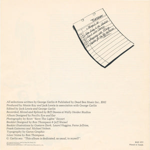 George Carlin - On The Road - 1977