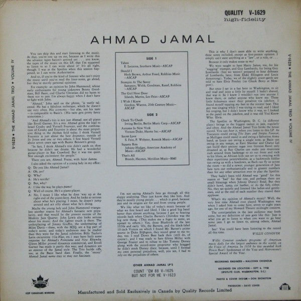 Ahmad Jamal - Ahmad Jamal